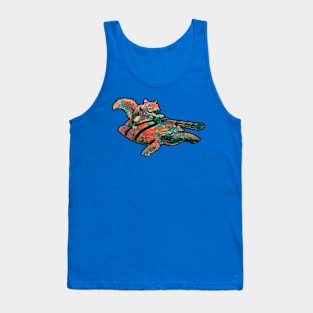 Crazy Squirrel Call of duty meme military humor Tank Top